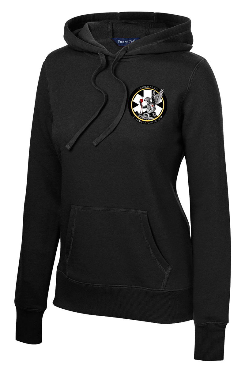 MED PLT 2-1 IN Ladies Poly/Cotton Blend Hoodie