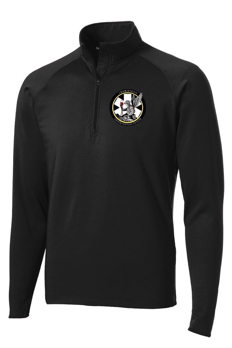 MED PLT 2-1 IN 1/2 Zip Raglan Performance Pullover