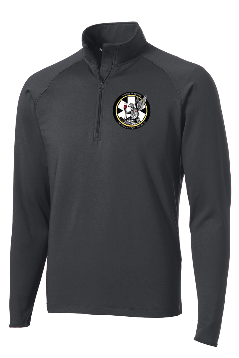 MED PLT 2-1 IN 1/2 Zip Raglan Performance Pullover