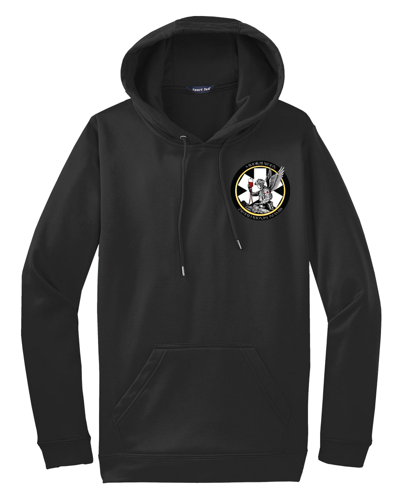 MED PLT 2-1 IN Fleece Hooded Pullover