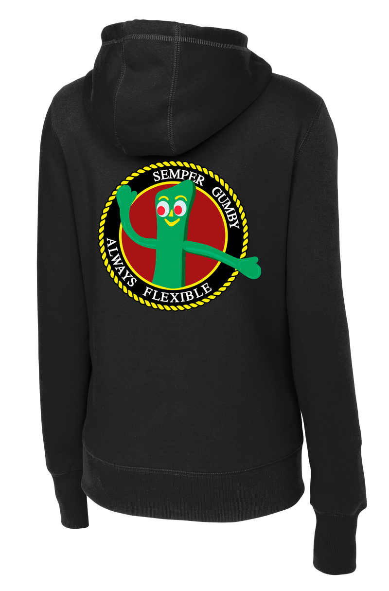 Military Support Detachment Ladies Poly/Cotton Blend Hoodie