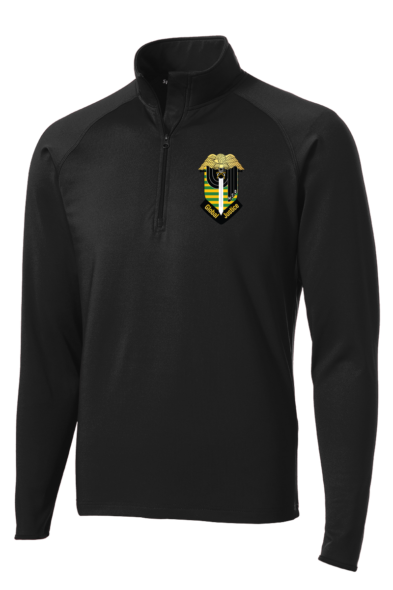 Military Support Detachment 1/2 Zip Raglan Performance Pullover