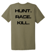 Recon 3-161 Infantry Unisex Triblend Short Sleeve Tee with Black Lettering