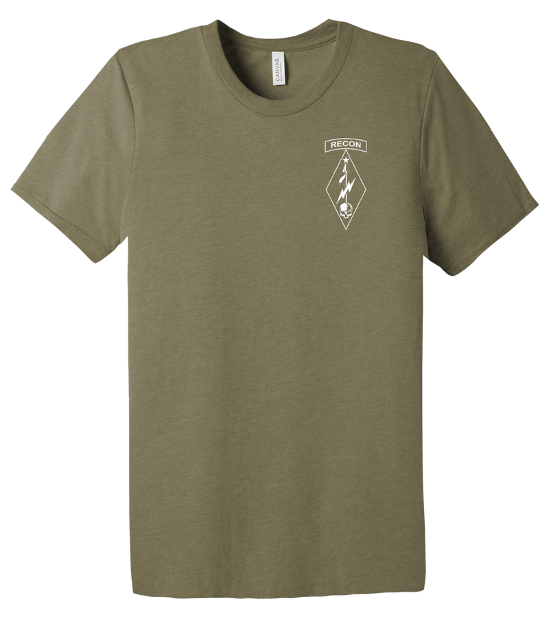 Recon 3-161 Infantry Unisex Triblend Short Sleeve Tee