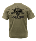 Apache Troop 1-82 CAV AR 670-1 Coyote Brown T-Shirt