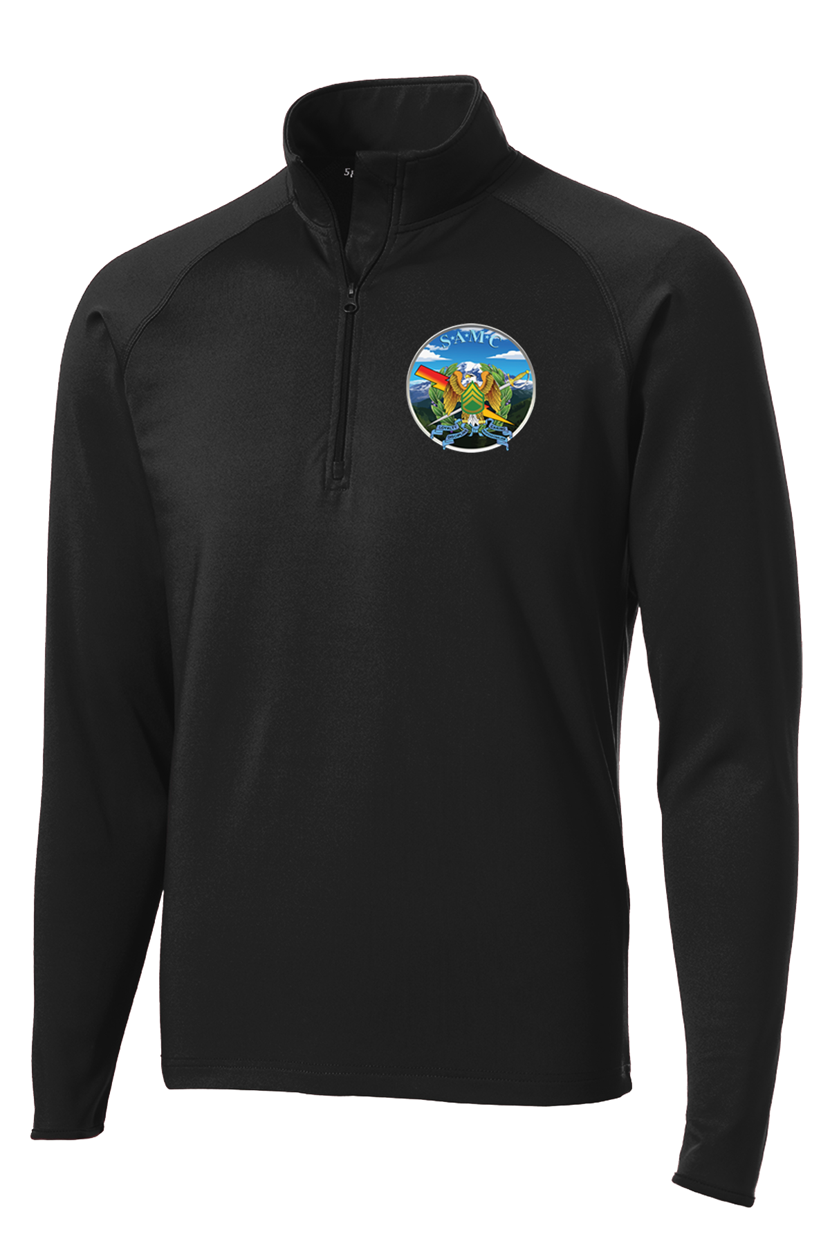 SAMC JBLM 1/2 Zip Raglan Performance Pullover