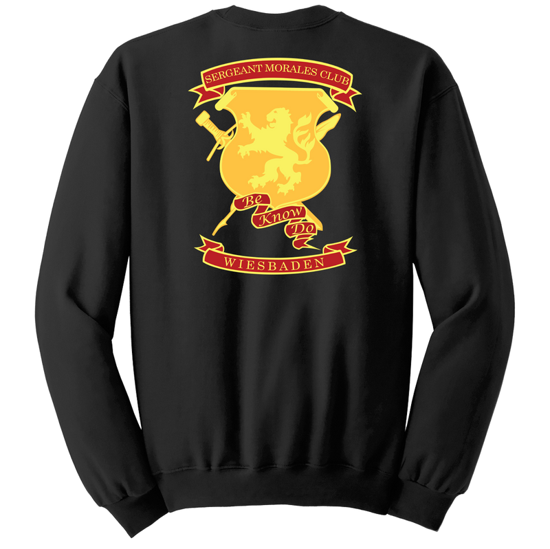 SMC WIESBADEN Blend Crewneck Sweatshirt with Back Design