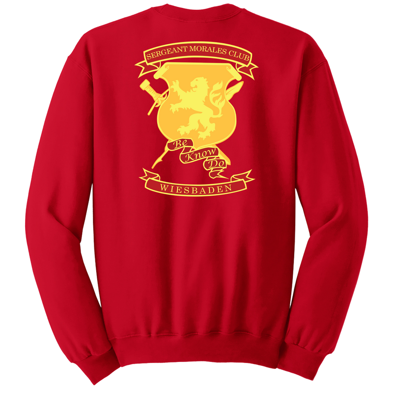 SMC WIESBADEN Blend Crewneck Sweatshirt with Back Design
