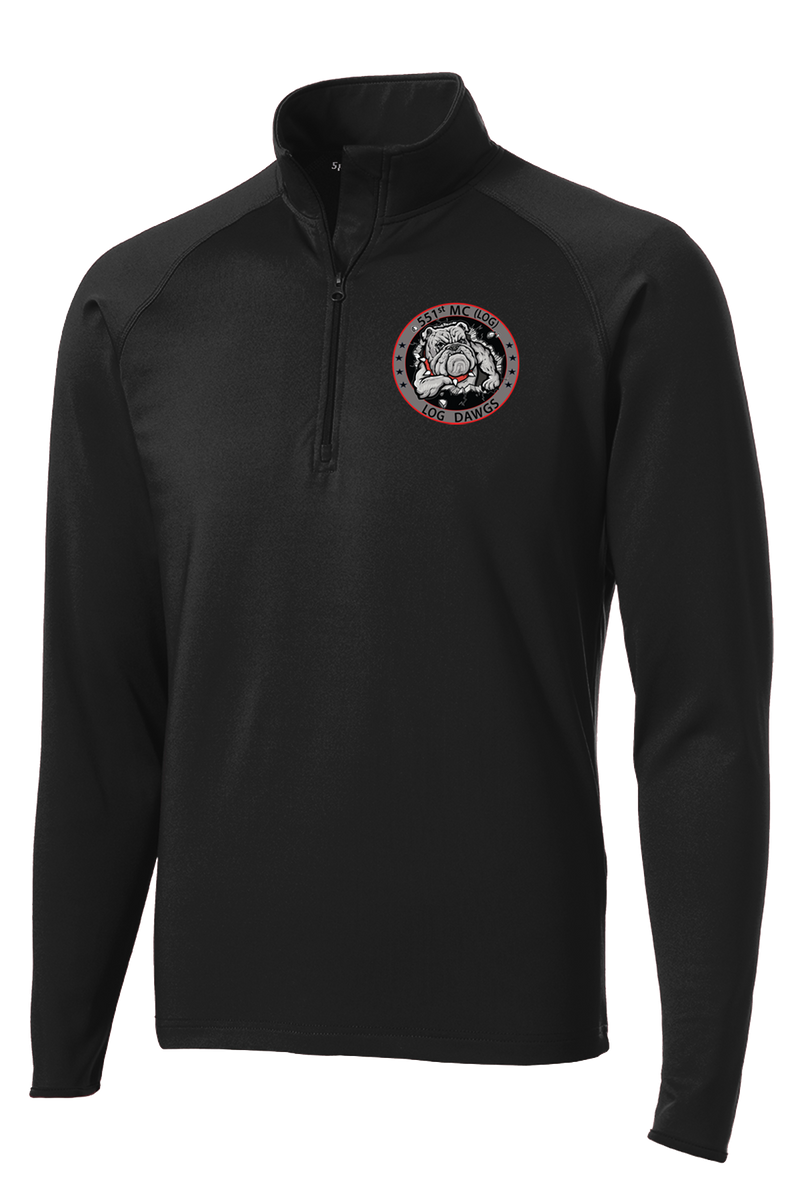 551st Medical Logistics Company 1/2 Zip Raglan Performance Pullover