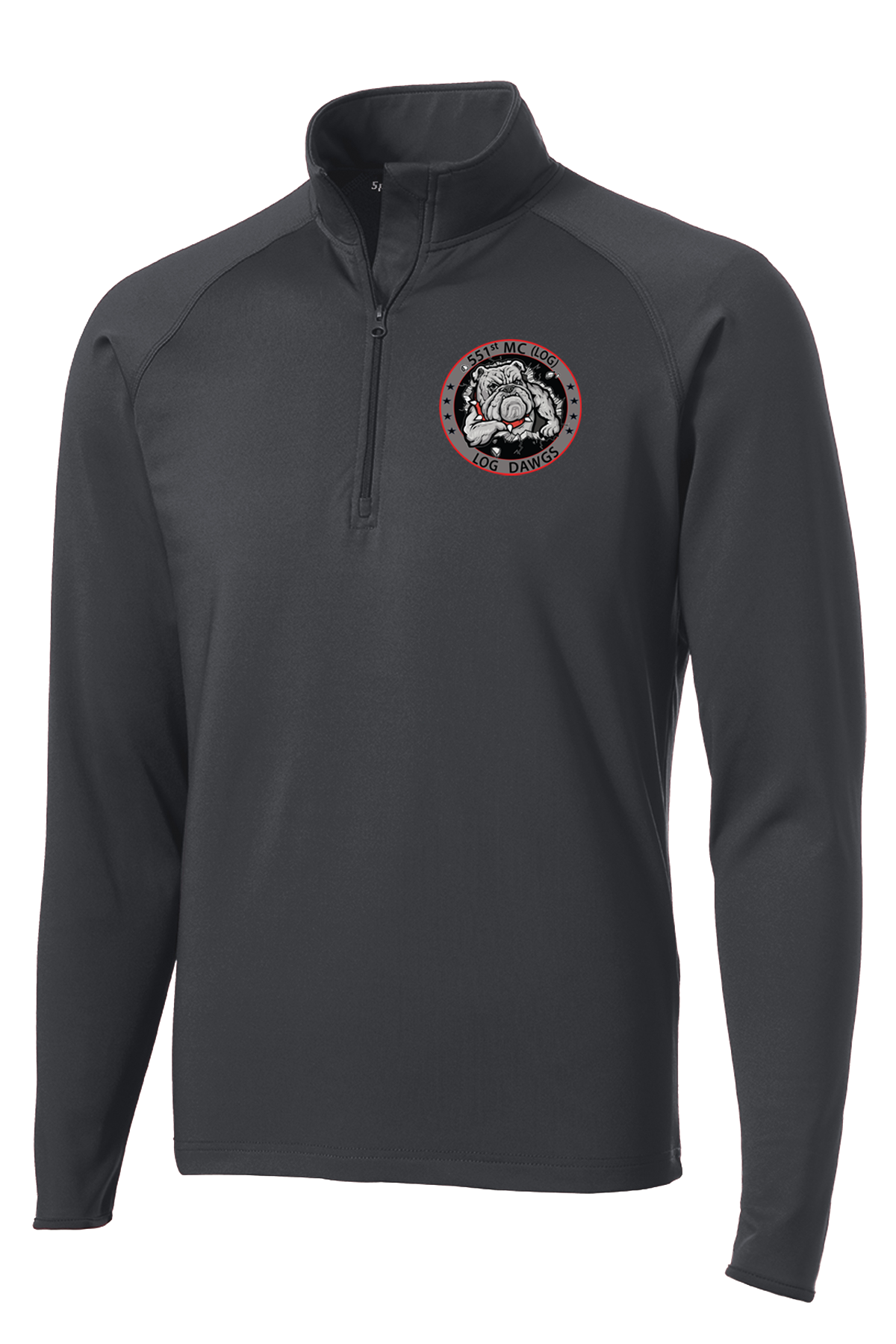551st Medical Logistics Company 1/2 Zip Raglan Performance Pullover