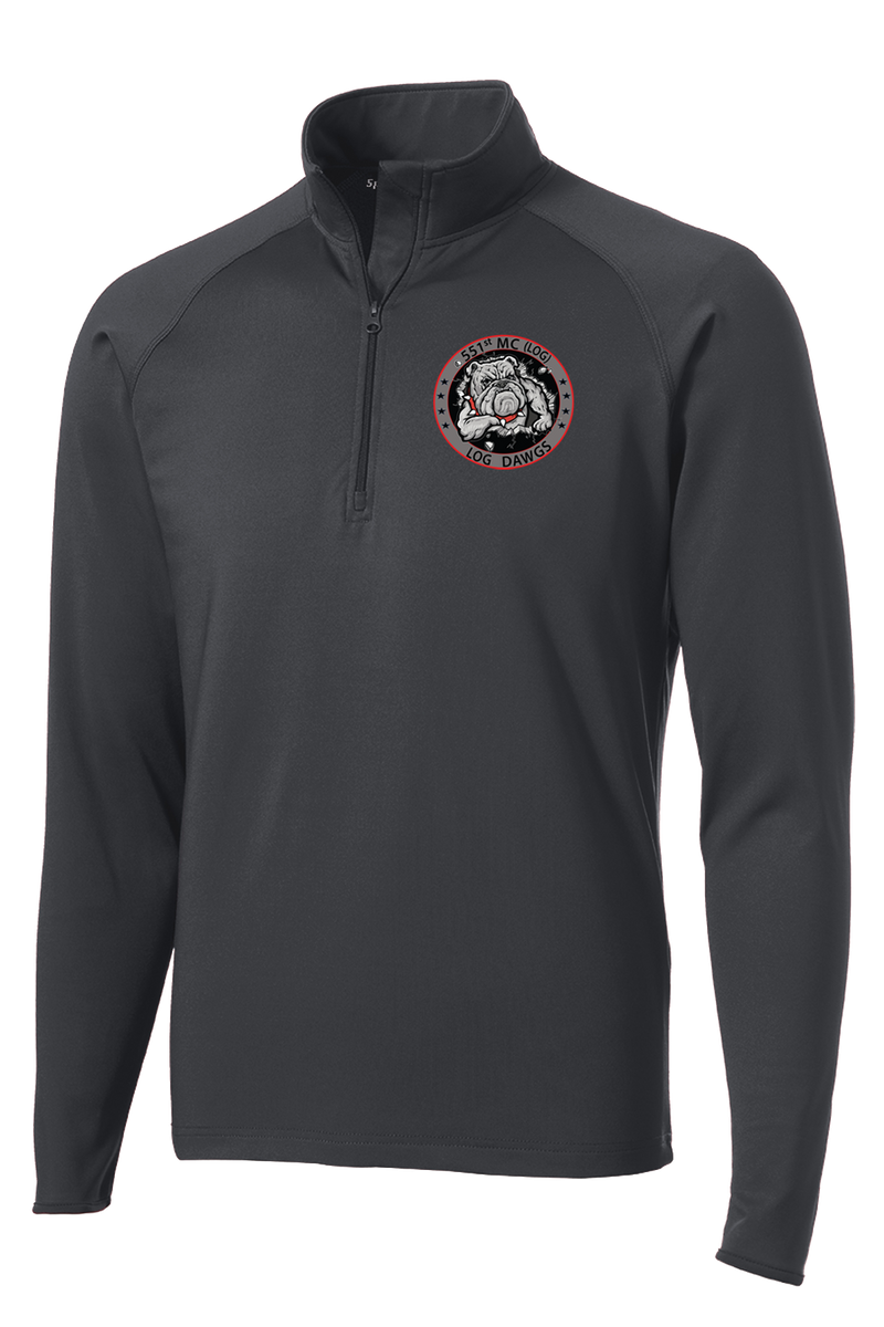 551st Medical Logistics Company 1/2 Zip Raglan Performance Pullover