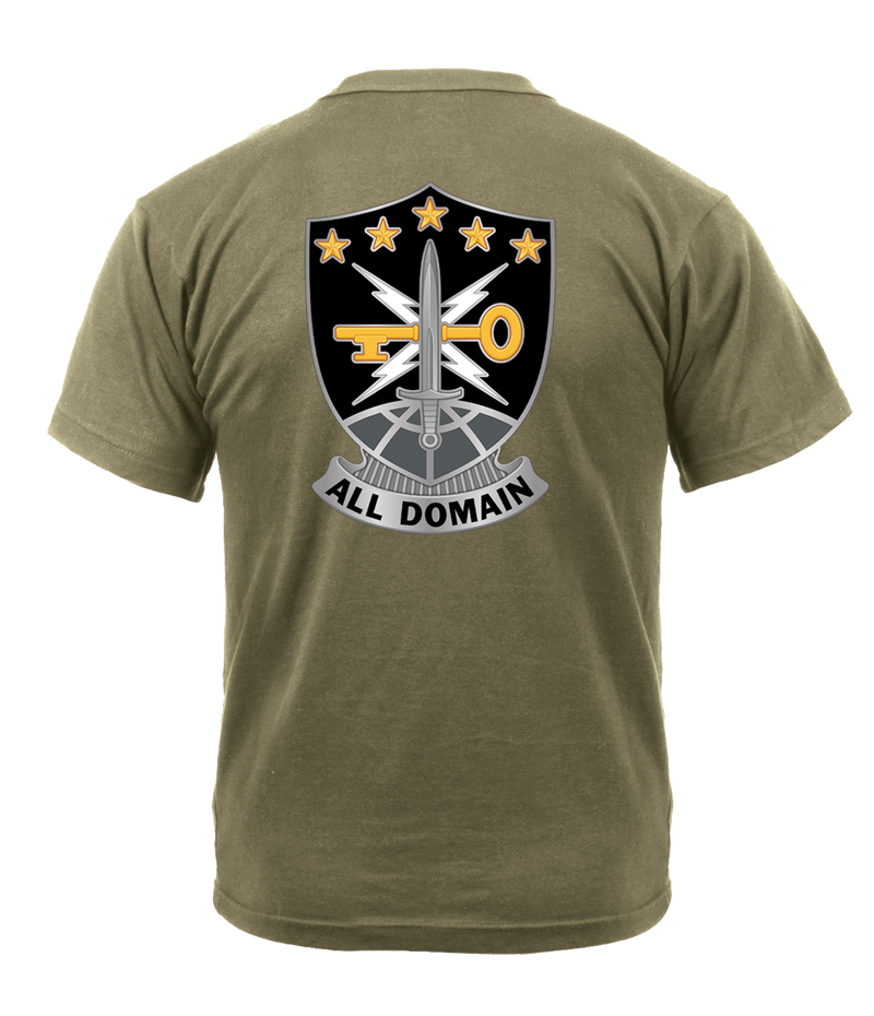 Information Dominance MDEB AR 670-1 Coyote Brown T-Shirt