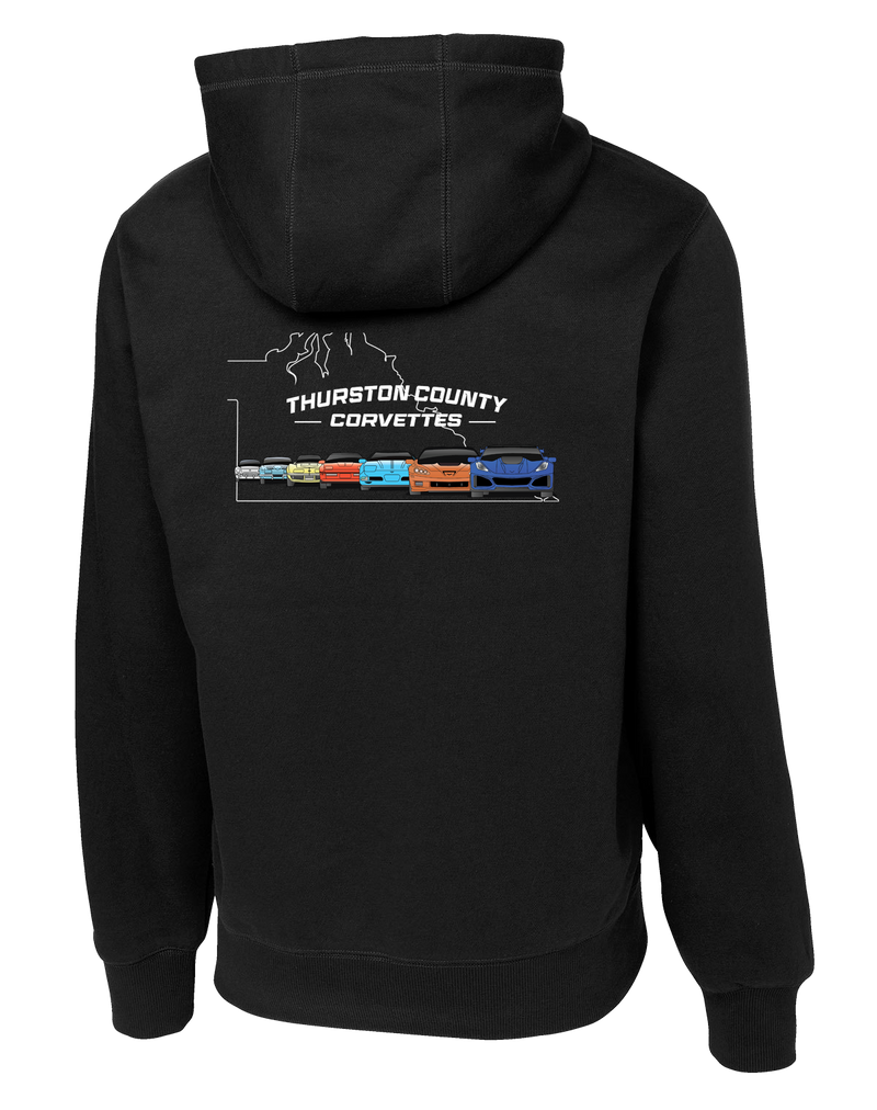 Thurston County Corvettes Poly/Cotton Blend Hoodie