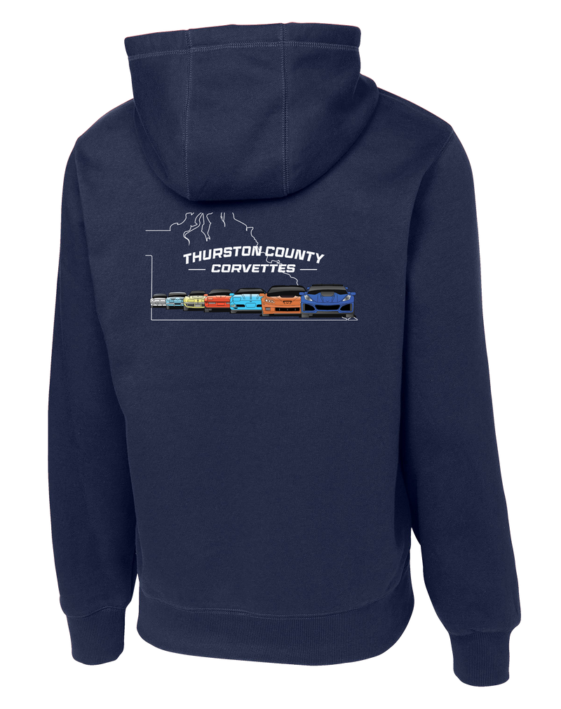 Thurston County Corvettes Poly/Cotton Blend Hoodie