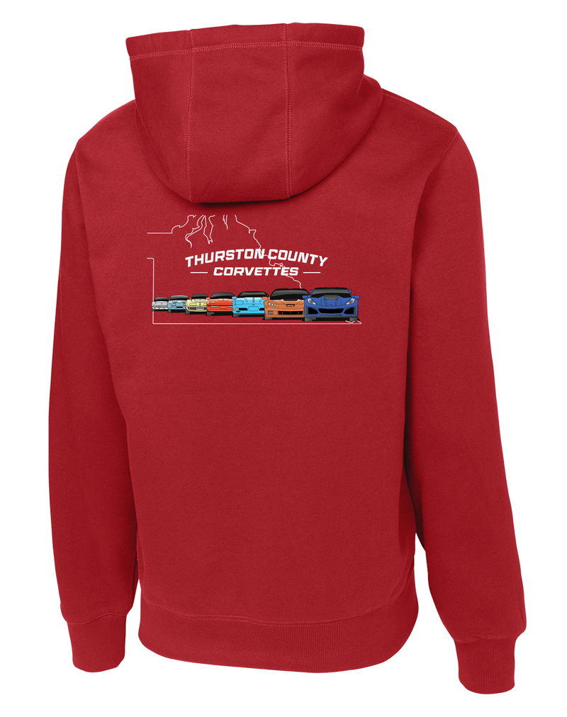 Thurston County Corvettes Poly/Cotton Blend Hoodie