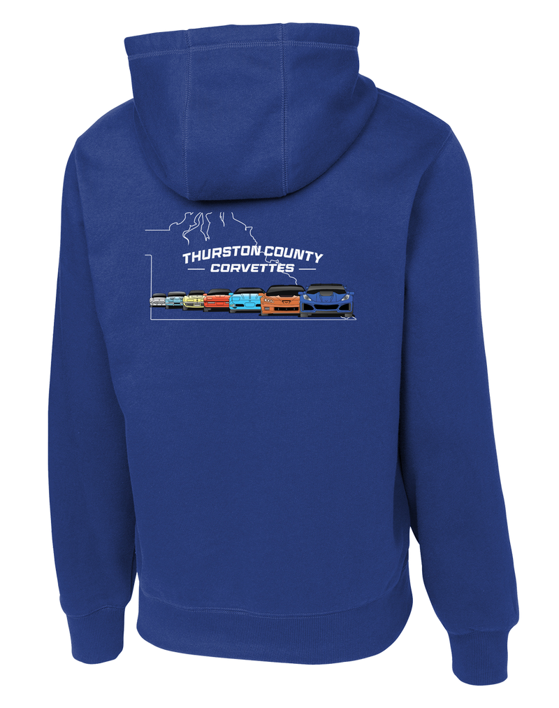 Thurston County Corvettes Poly/Cotton Blend Hoodie