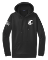 WSU ROTC Fleece Hooded Pullover with Right Sleeve Flag