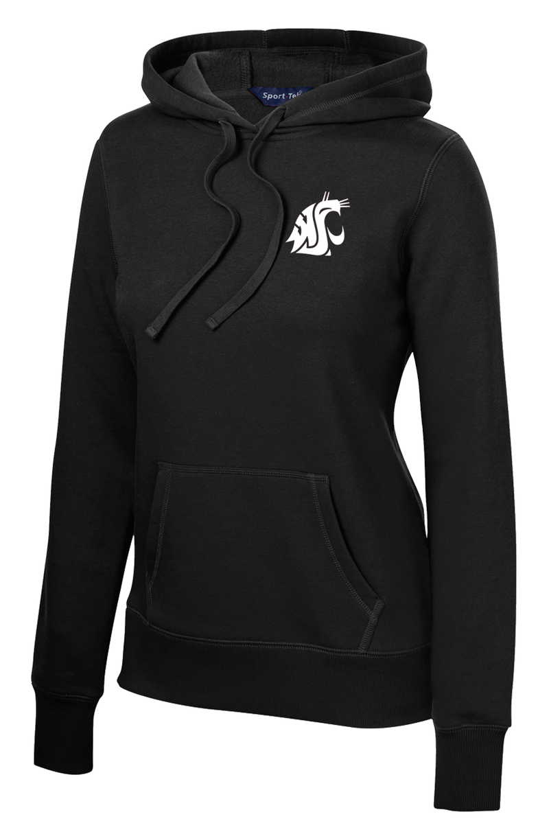 WSU ROTC Ladies Poly/Cotton Blend Hoodie with Right Sleeve Flag