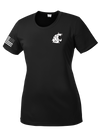 WSU ROTC Ladies Competitor Tee with Right Sleeve Flag