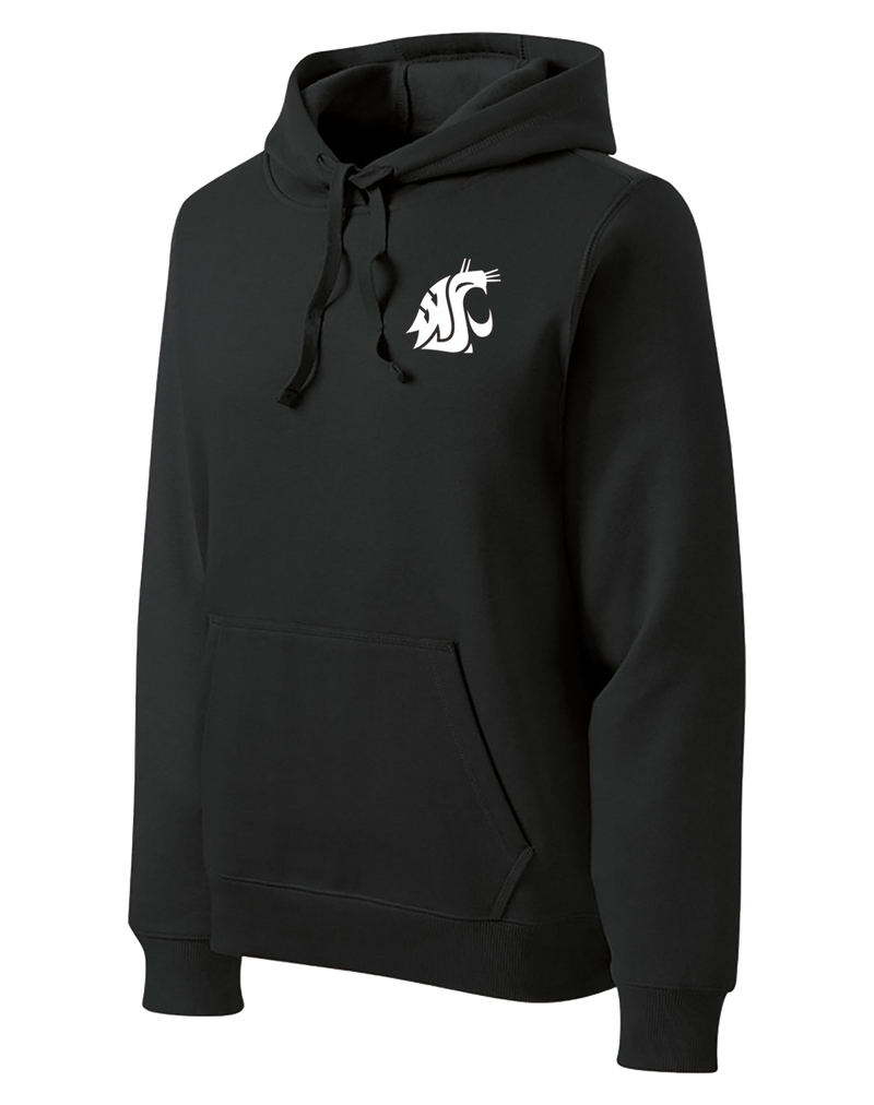 WSU ROTC Poly/Cotton Blend Hoodie with Right Sleeve Flag