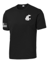 WSU ROTC Competitor Tee with Right Sleeve Flag