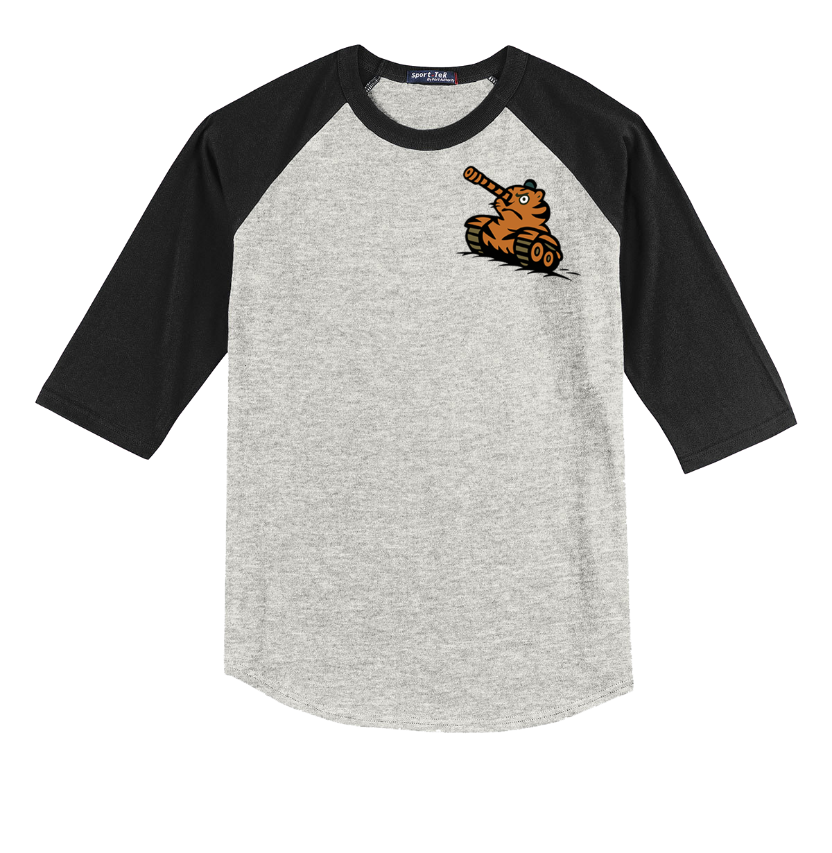3-66 Armor Tank Design Youth Colorblock Raglan Jersey