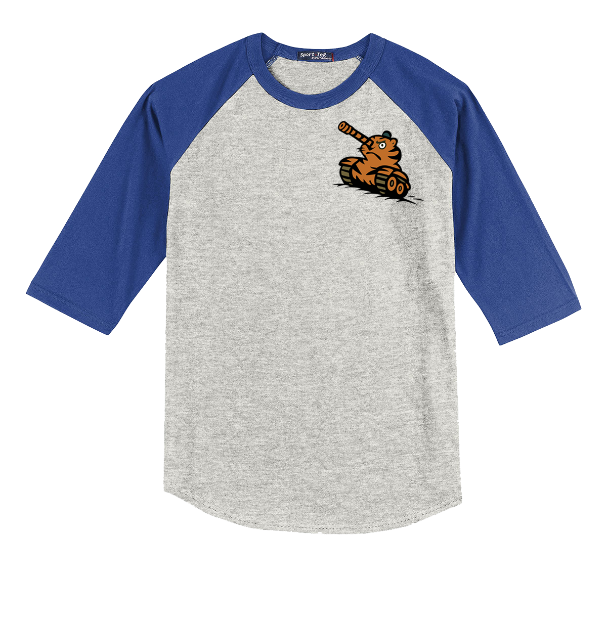 3-66 Armor Tank Design Youth Colorblock Raglan Jersey