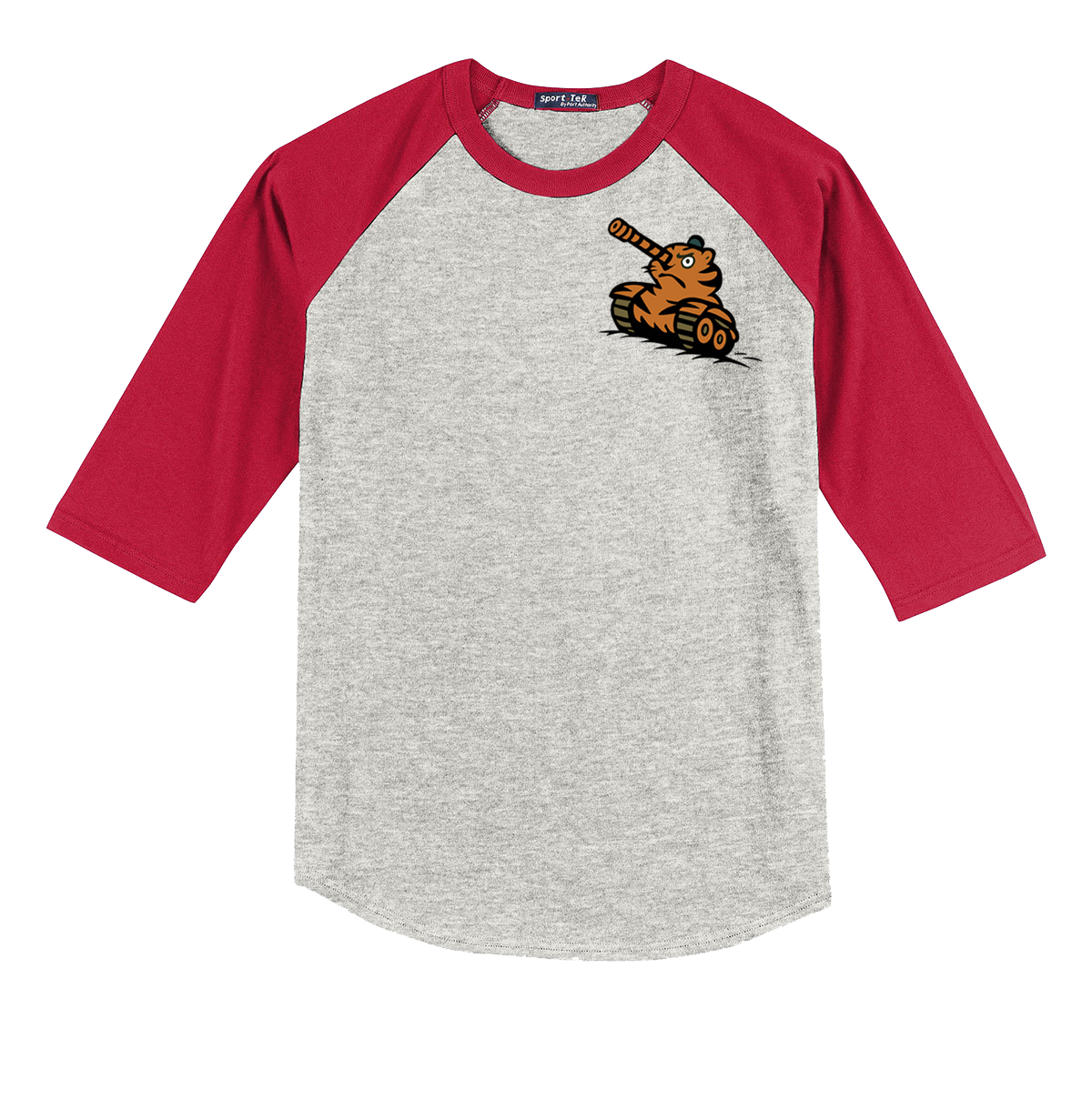 3-66 Armor Tank Design Youth Colorblock Raglan Jersey