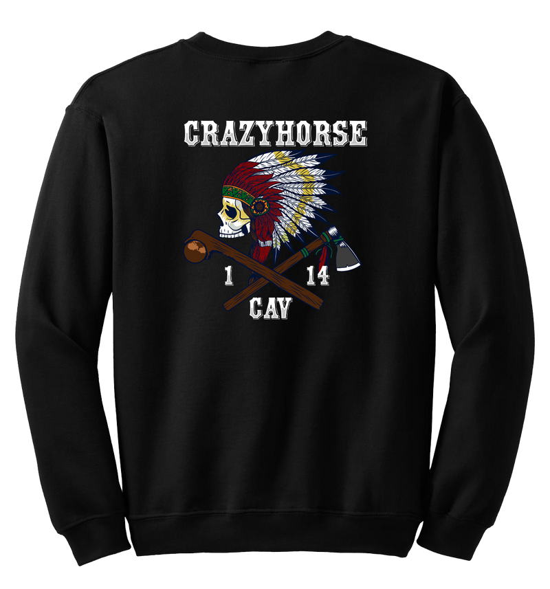 Crazyhorse 1-14 CAV Blend Crewneck Sweatshirt (PT Approved)