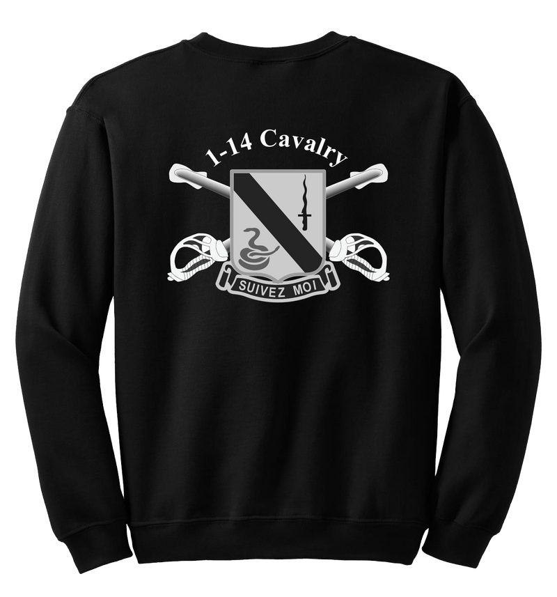 1-14 CAV Subdued "Suivez Moi" Blend Crewneck Sweatshirt (PT Approved)