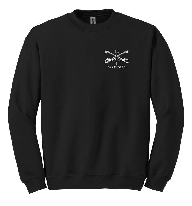 1-14 CAV Subdued "Suivez Moi" Blend Crewneck Sweatshirt (PT Approved)