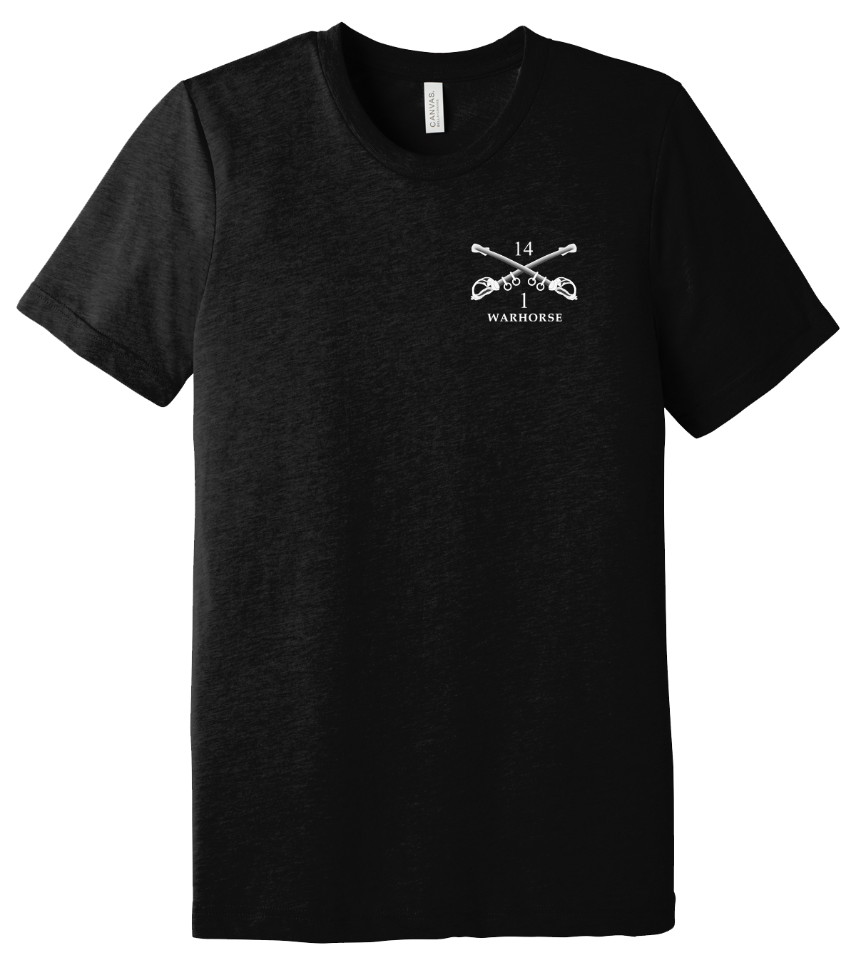 1-14 CAV Subdued "Suivez Moi" Unisex Triblend Short Sleeve Tee (Black is PT Approved)