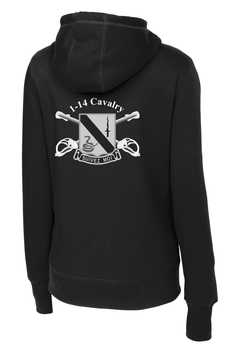 1-14 CAV Subdued "Suivez Moi" Ladies Poly/Cotton Blend Hoodie (PT Approved)