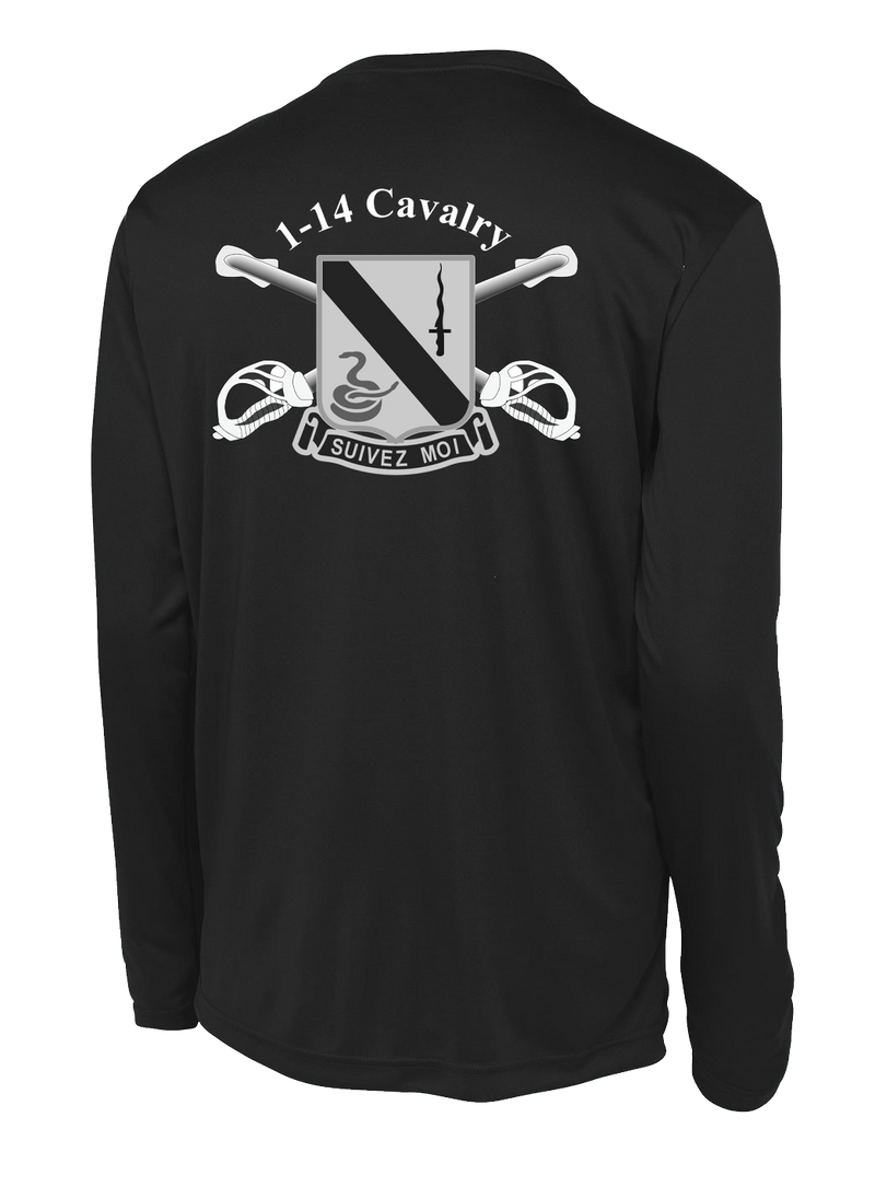 1-14 CAV Subdued "Suivez Moi" Long Sleeve Competitor Tee (PT Approved)