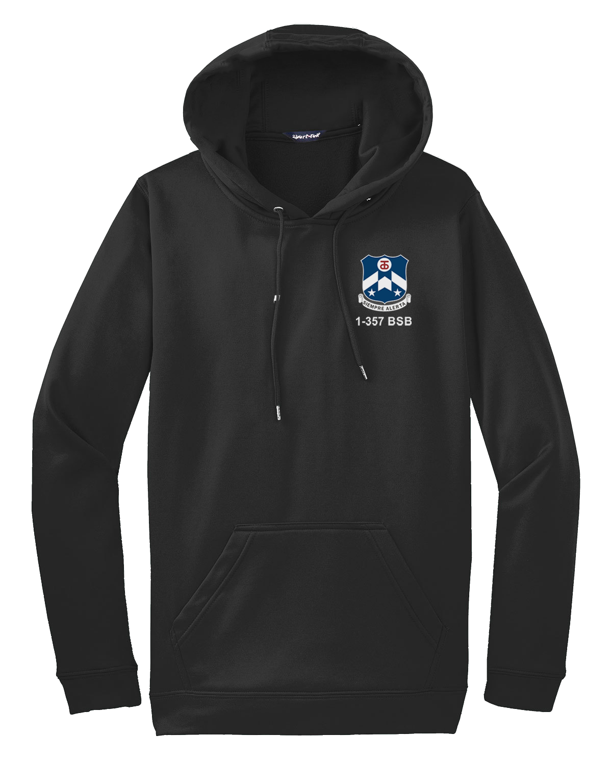 1-357 BSB Fleece Hooded Pullover with First Army on Back