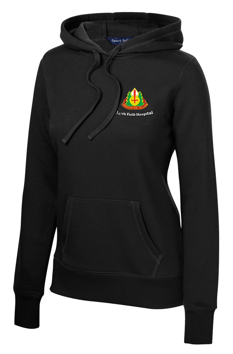 529th Med Det Ladies Poly/Cotton Blend Hoodie