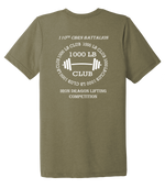 110th CBRN 1000LB Club Unisex Triblend Short Sleeve Tee