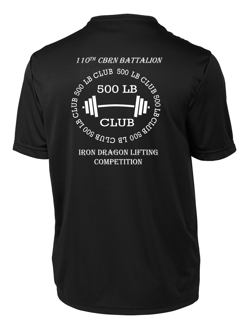 110th CBRN 500LB Club Competitor Tee