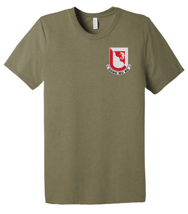 14th Brigade Engineer Battalion Unisex Triblend Short Sleeve Tee