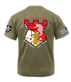 14th Brigade Engineer Battalion One Team One Family Shirt with Seahorse & US Flag & 2-2 SBCT on Sleeves