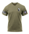 14th Brigade Engineer Battalion One Team One Family Shirt with Seahorse & US Flag & 2-2 SBCT on Sleeves