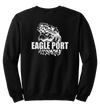 62D Aerial Port Squadron Blend Crewneck Sweatshirt Eagle Port with Headband on Eagle