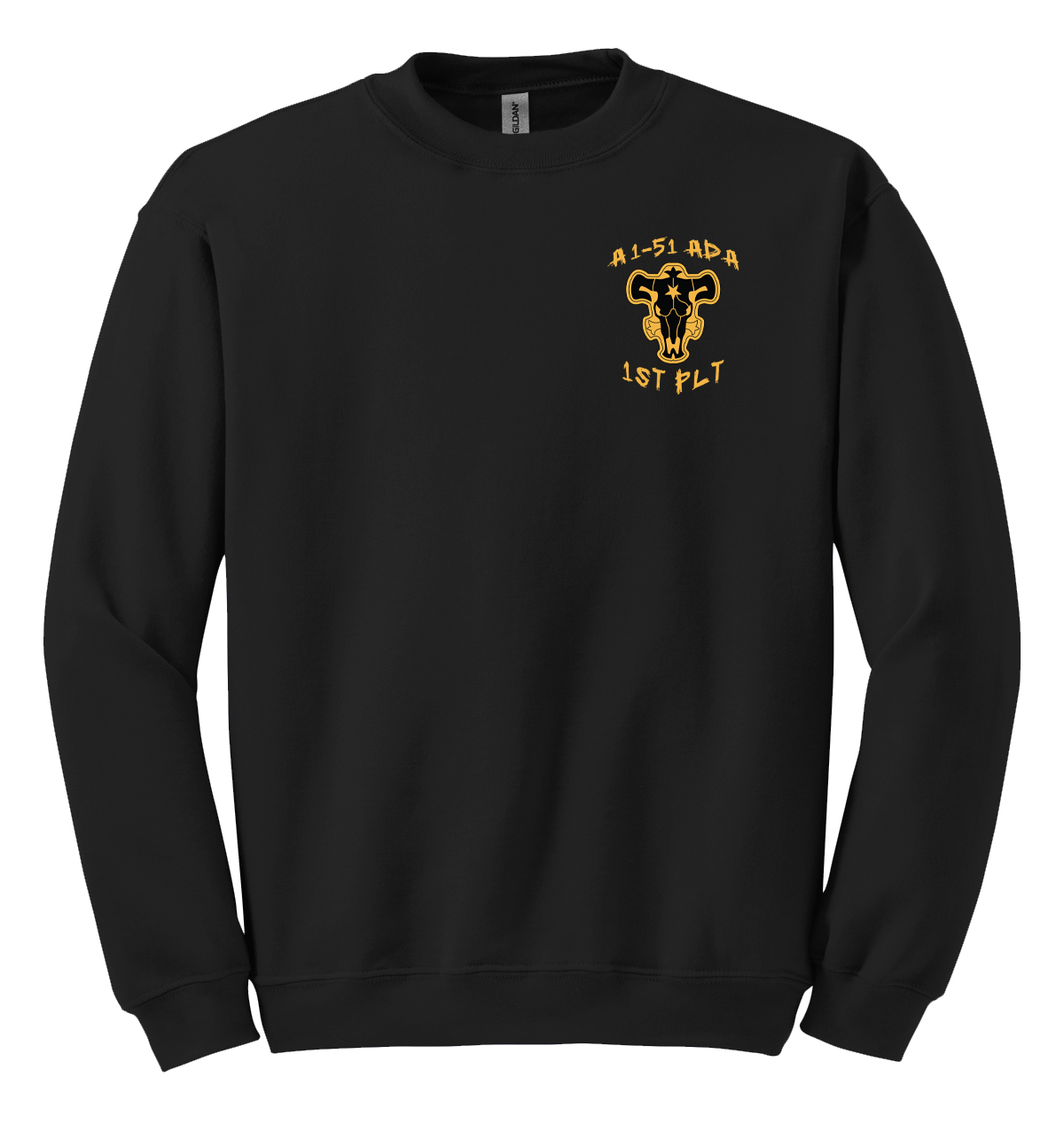 1st PLT Alpha Battery 1-51 ADA Blend Crewneck Sweatshirt