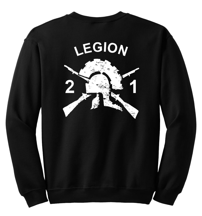 2-1 IN "LEGION" Blend Crewneck Sweatshirt