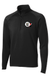 2-3 IN "Patriots" 1/2 Zip Raglan Performance Pullover