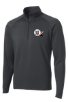 2-3 IN "Patriots" 1/2 Zip Raglan Performance Pullover