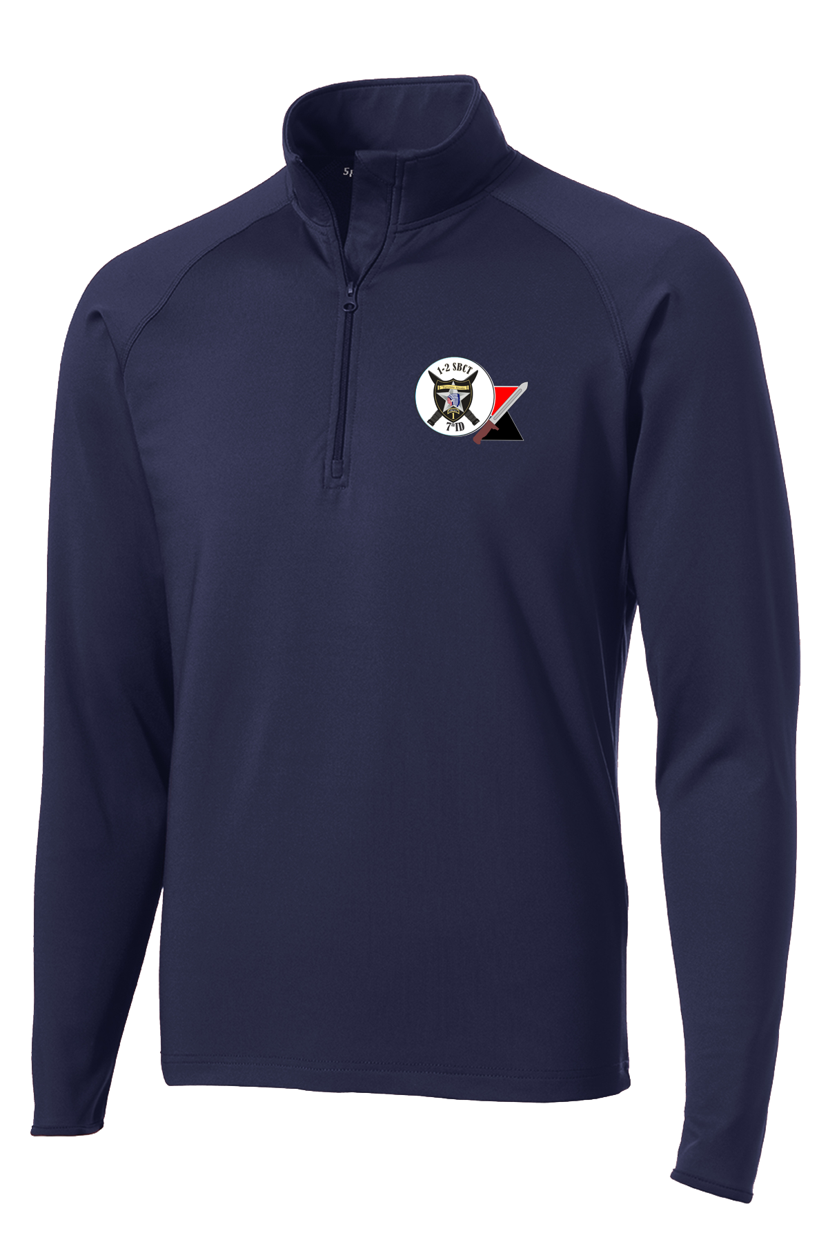 2-3 IN "Patriots" 1/2 Zip Raglan Performance Pullover