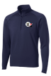 2-3 IN "Patriots" 1/2 Zip Raglan Performance Pullover