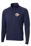 2-3 IN "Patriots" 1/2 Zip Raglan Performance Pullover