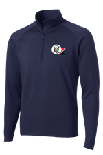 2-3 IN "Patriots" 1/2 Zip Raglan Performance Pullover